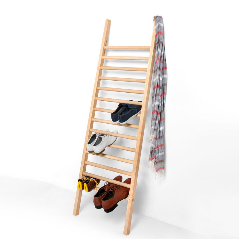 26 Pair Solid Wood Shoe Rack
