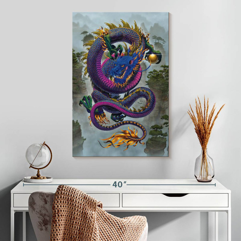 Dragon Brampt Good Fortune, H 30 po x l 20 po