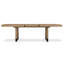 Table de salle à manger extensible à tréteaux