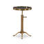 Fletcher Stone Pedestal End Table