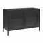 Armoire d'appoint 2 portes avec verre cannelé Luna-1125526520