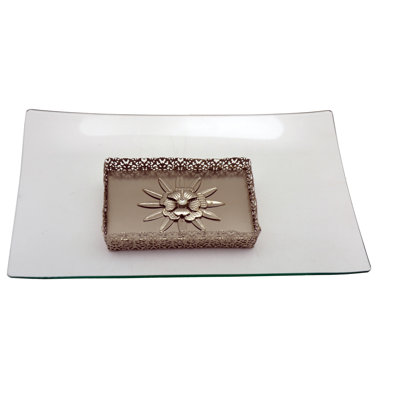 Plateau de service rectangulaire à base