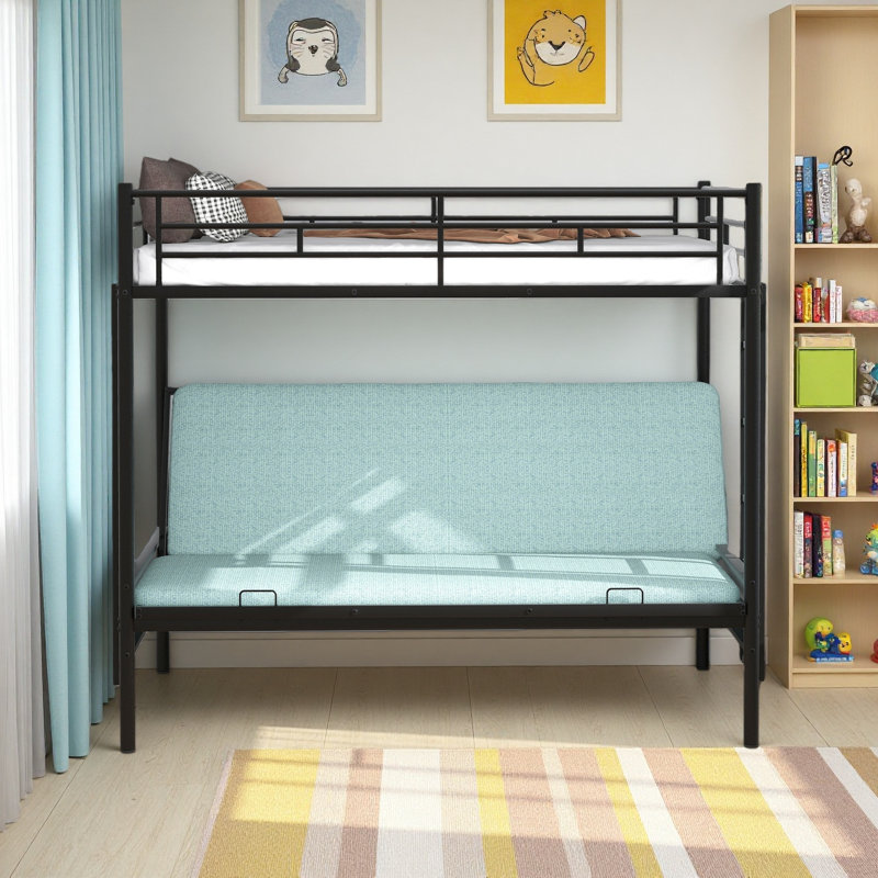 Twin Over Full Metal Bunk Bed, Multi-Function