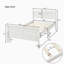 Lit plateforme simple en bois massif-627993386