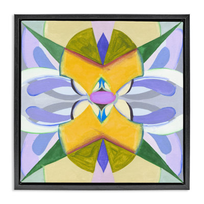 Revival Kaleidoscope Symmetry Floating Frame, design by Melissa Wang