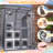 Cat Enclosure with Cozy Hiding Cubes and Three-Door Access for Multiple animal types