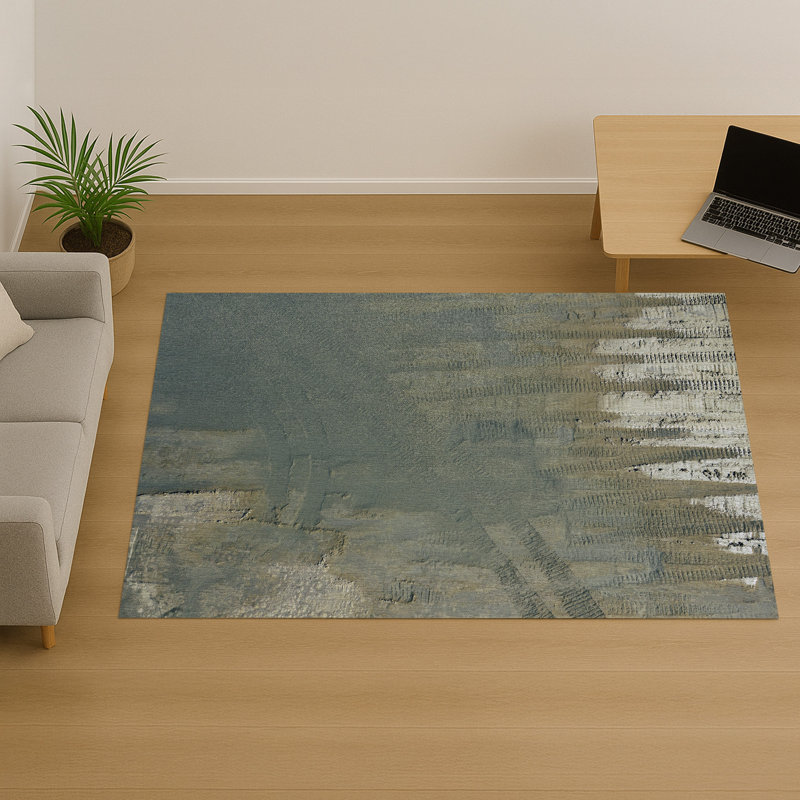Abstract Area Rug, Rectangle 155 x 230 cm