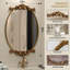 Miroir ovale en verre trempé Lunara-250403341-250403339