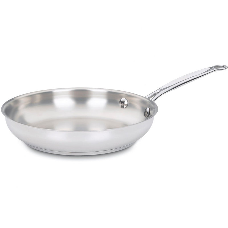 Poêle classique en acier inoxydable Cuisinart Chef's, 9 po de diamètre