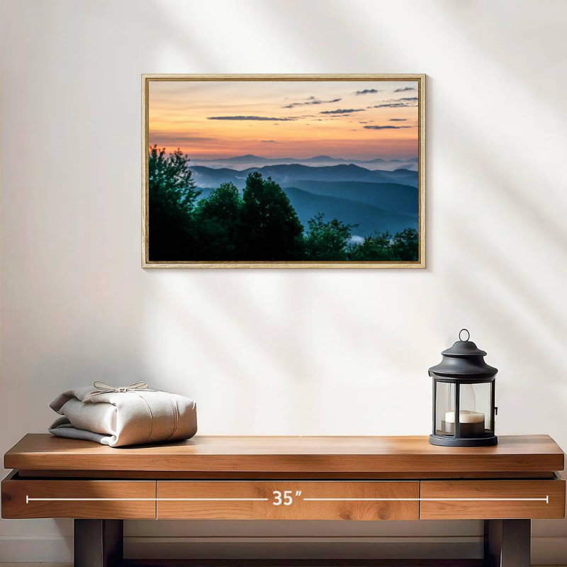 Blue Ridge, Cadre flottant en bois naturel, 19 po x 13 po