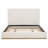 Talbot Cream Upholstered Eastern King Plaform Bed