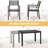 Cadem Patio Dining Set with Extendable Rectangular Table-1894375200