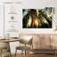 Coucher de soleil sur les arbres Harnek-107698503