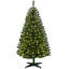Grand arbre de Noël artificiel pré-éclairé-845686415