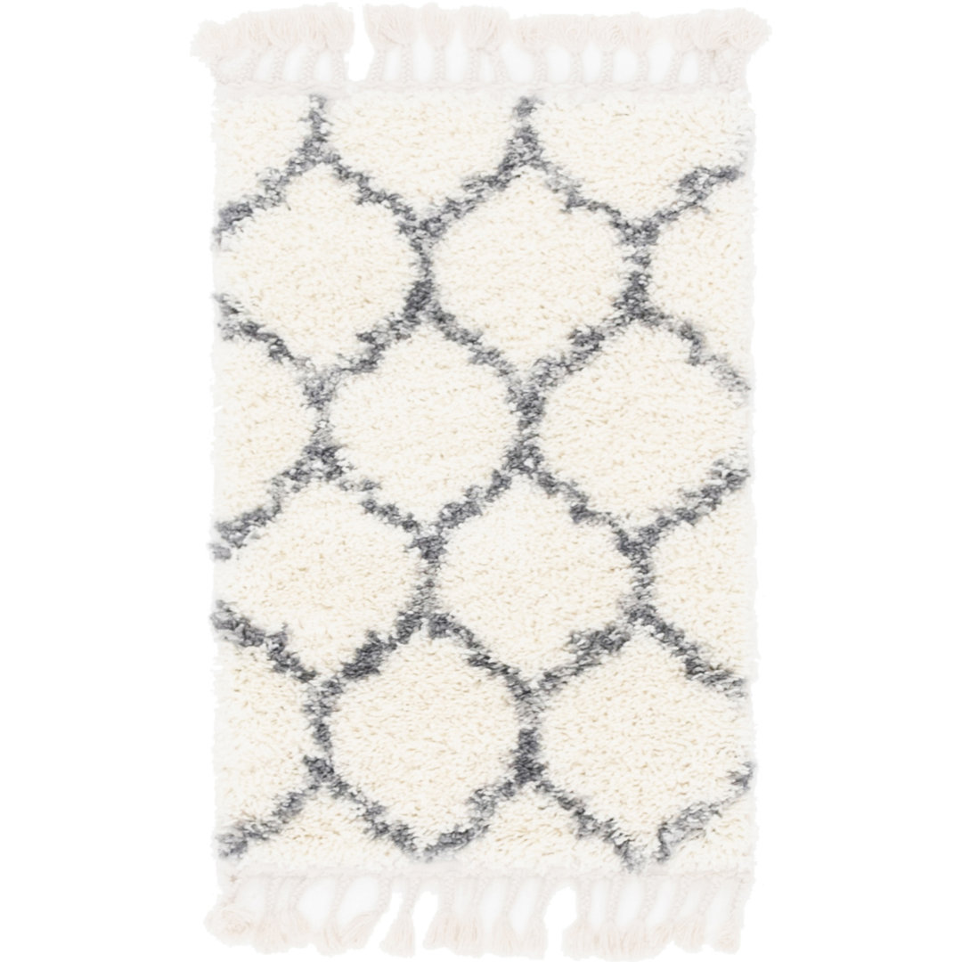 Mitzy Ivory Area Rug Wade Logan® Rug 