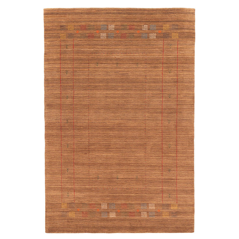 Kashkuli Gabbeh Brown Rug 6'2" x 9'5"