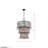 Windsor 13-Light 3-Tier Crystal Chandelier - Carbon/Havana Gold