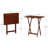 Behnke Folding Tray Table Set