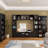 94.5" W Entertainment Center & 2 Display Cabinet For Tvs Up To 70"