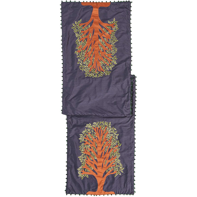 Tree of Life Table Runner, Navy