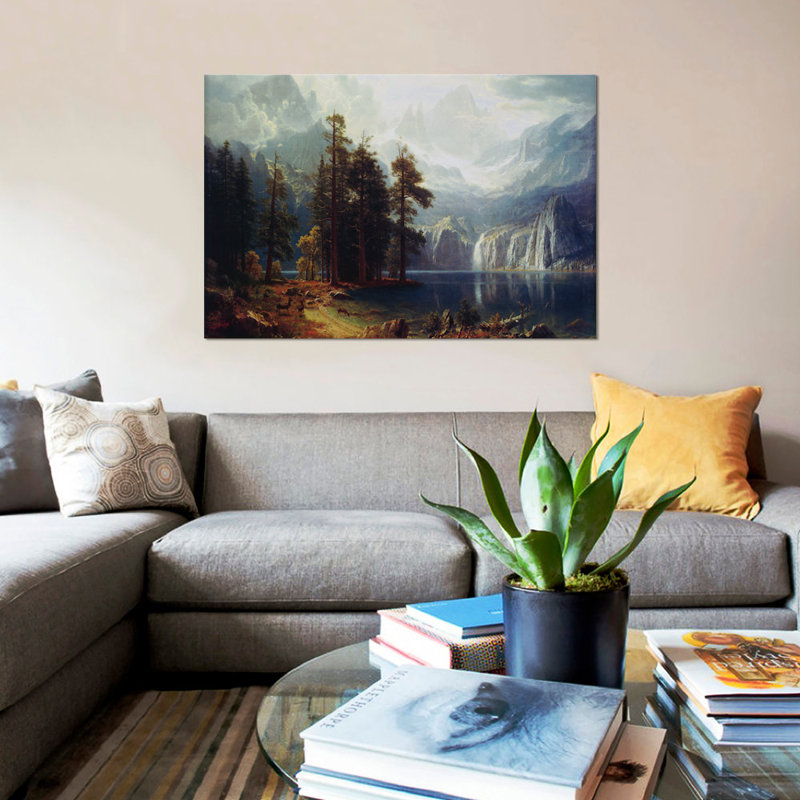 Albert Bierstadt - Wrapped Canvas Print, 66.04cm H x 45.72cm W x 1.91cm D