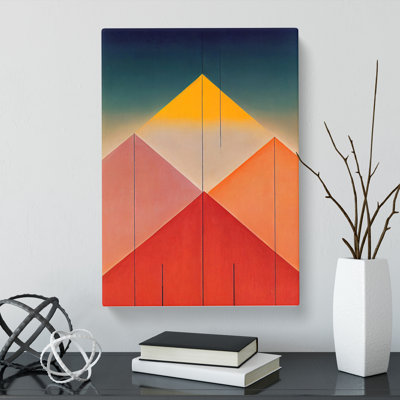 Simple Pyramid - Wrapped Canvas