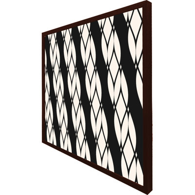 Aryssa Geometric Rope Pattern 1 Piece Single Picture Frame Wall Art