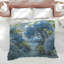 Édredon Blue Floral River Landscape-126342867
