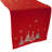 Red Modern Geometric Christmas Tree Table Runner-1781681078