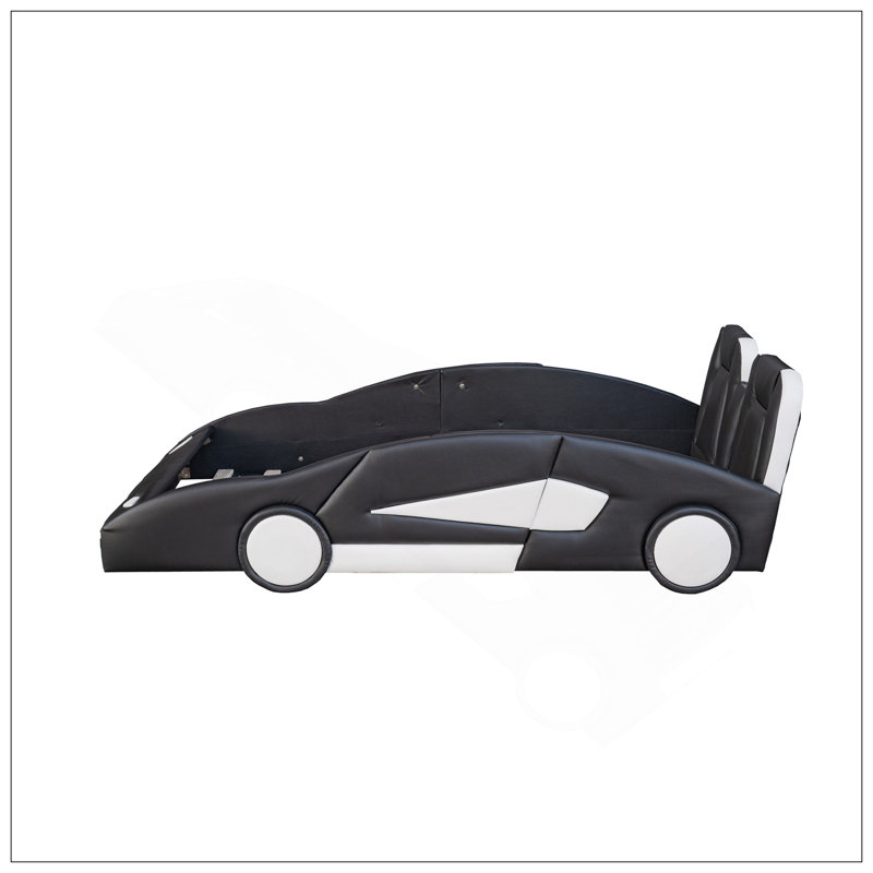 Lit plateforme simple avec roulettes