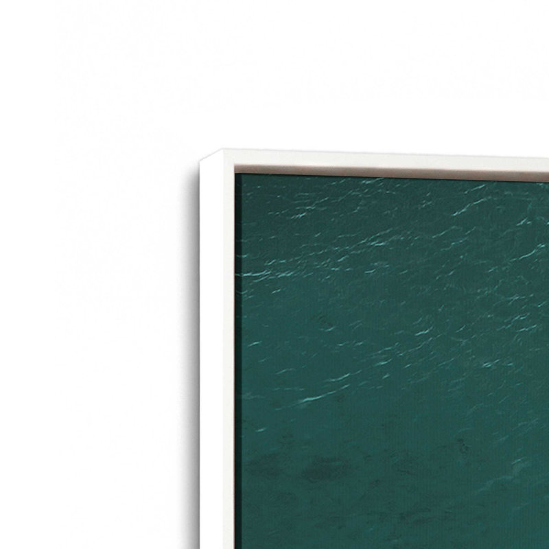 Impression sur toile Pier Paradise, H 30,75 po x l 20,75 po x P 1,75 po, Cadre flottant blanc opaque