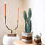 17.75" Iron Tabletop Candlestick-530262410
