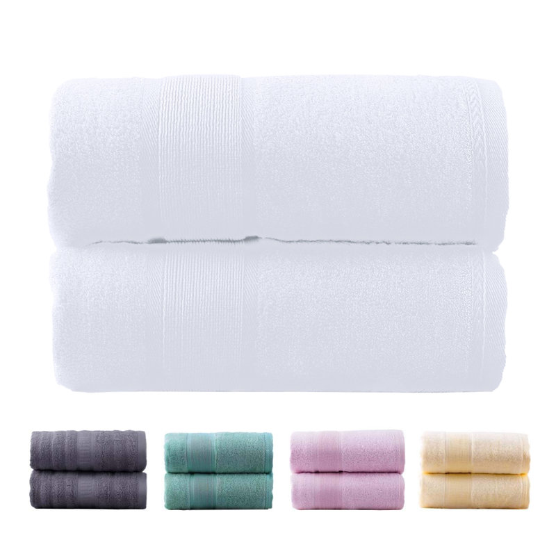 Rayon From Bamboo Bath Towel, White