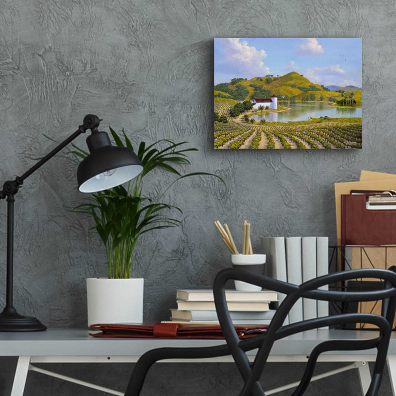'Napa Valley' by Eduardo Camoes, Acrylic Glass Wall Art, 12" H x 16" W x 0.13" D