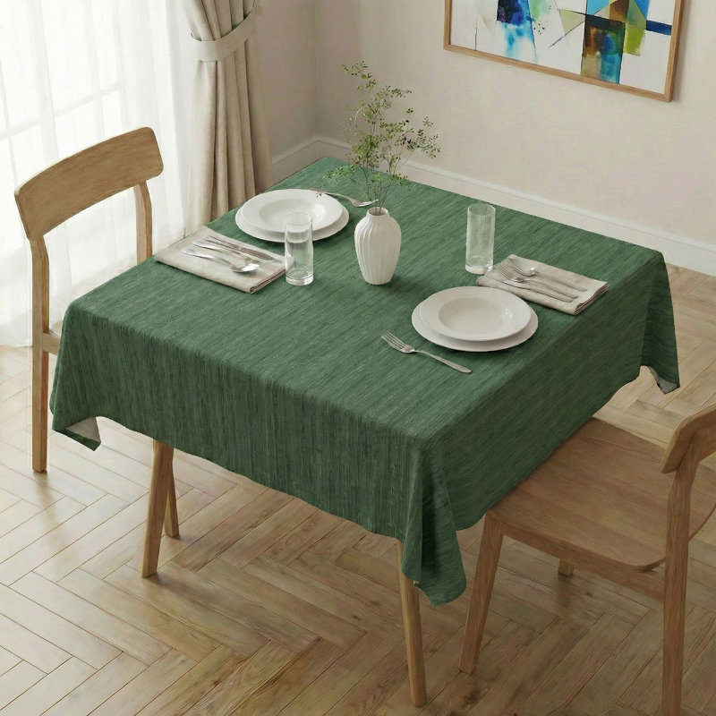 Elegant Tablecloth (55 x 55 Inches), 65% Cotton / 35% Polyester, Easy Clean, Machine Washable at 86°F, Tumble Dryer Safe, Ironable | Perfect for Dining Table & Special Occasions, Durable & Stylish Design
