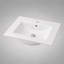 Lavabo encastré en céramique de 61 cm (24 po) avec trop-plein, sans robinet-133207823