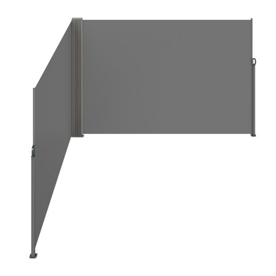 VEVOR Retractable Side Awning, 79''x 236'' Outdoor Privacy Screen