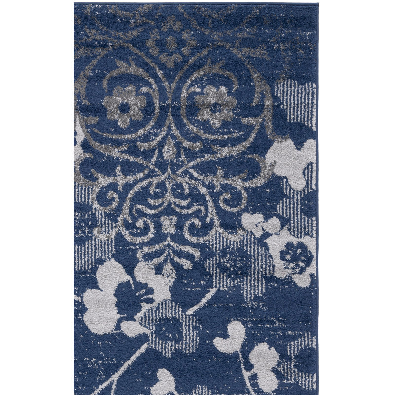 Tapis floral Mehl, Carré 8 pi