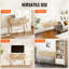 Console en rotin naturel avec rangement spacieux et design multifonctionnel