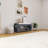 Retro Multifunctional Storage Bench With Cushion And Curved Side Panel-884047505
