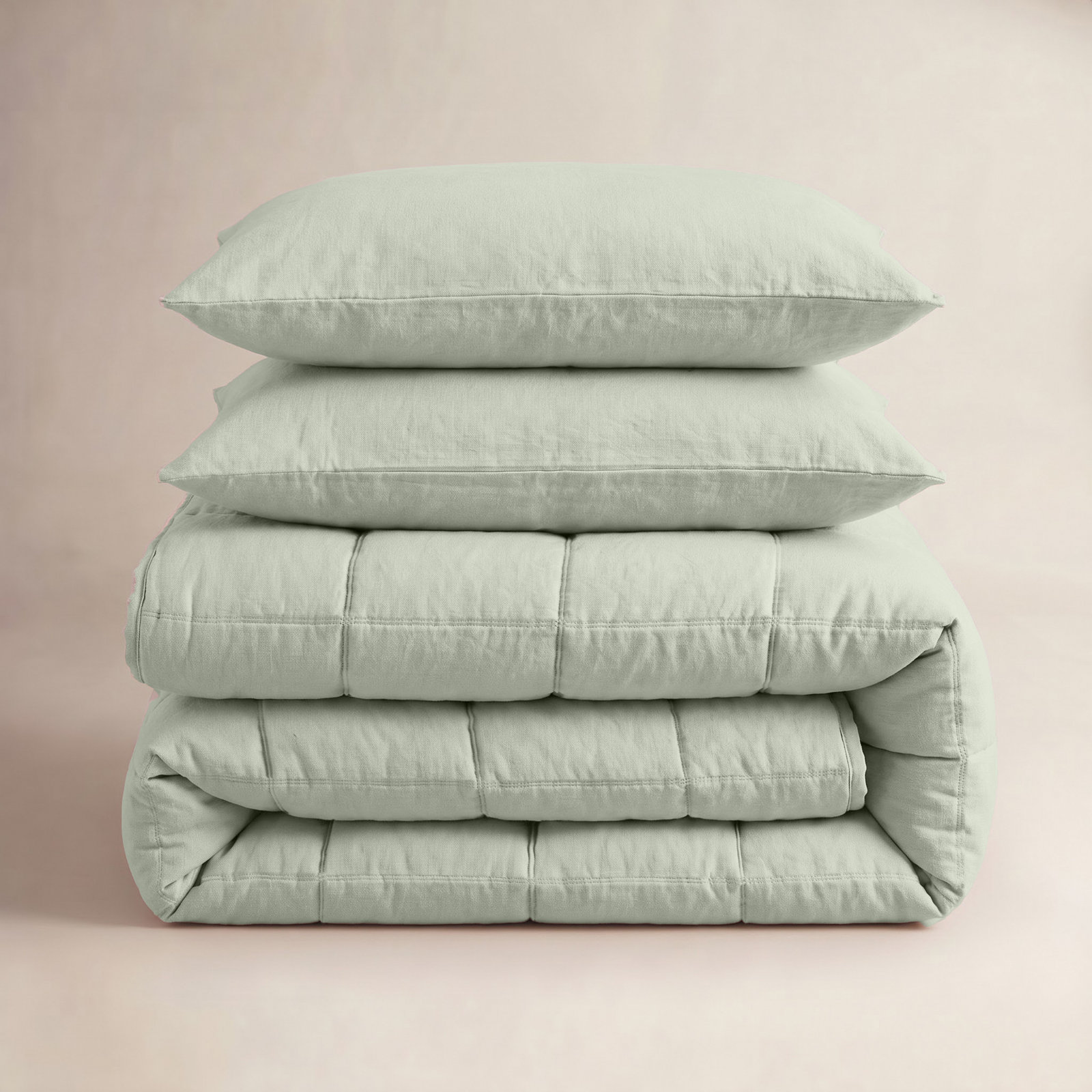 Bedding, Desert Sage, King Comforter + 2 King Shams