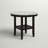 Ebeling Round Faux Marble Top with Solid Wood Base Dining Table