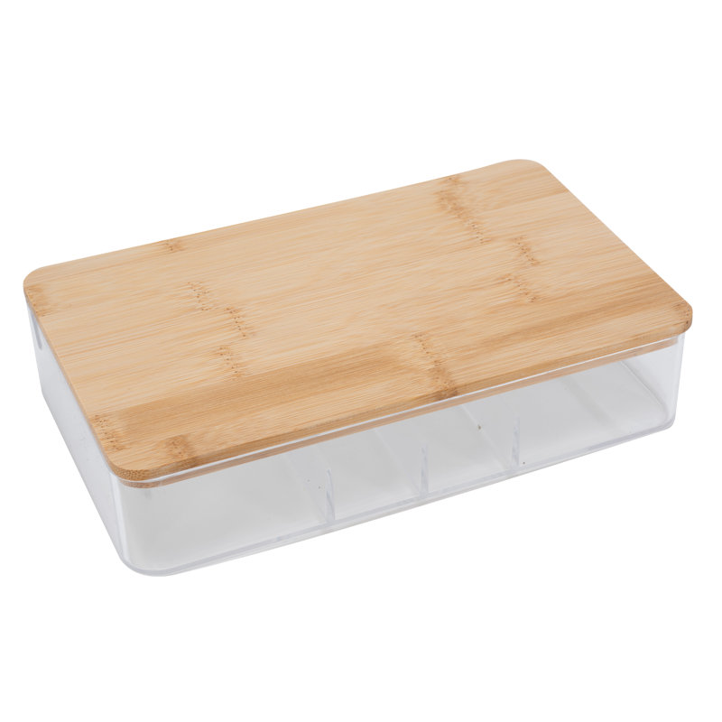 Plastic 5 Compartment Makeup Organizer