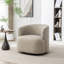 Fauteuil demi-tonneau pivotant de 32 po Tybias-1877948620