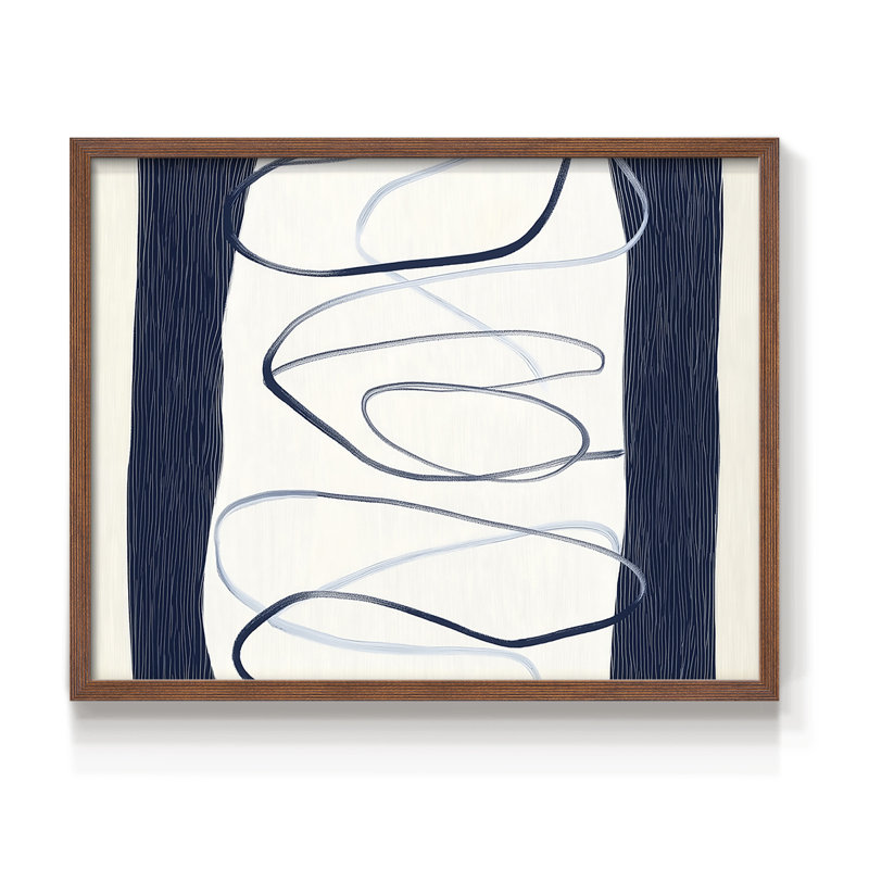 Abstract Series-II -Framed Print - Restickable, 16" H x 20" W