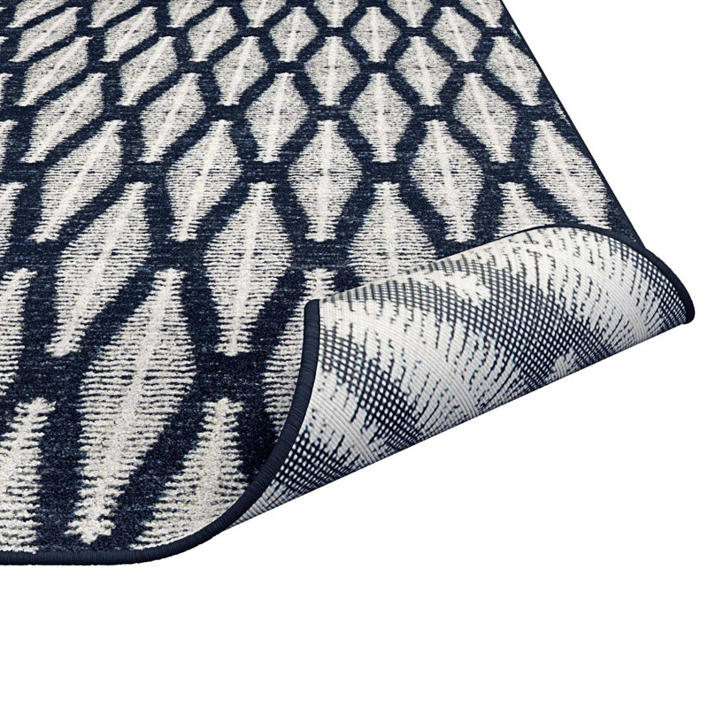 Kika Viscose Geometric Rug