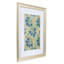 Décoration murale florale 24 po x 32 po - Cadre doré luxueux, impressions florales multicolores pour des œuvres d'art à domicile, photos de luxe, chambre à coucher et vestibule