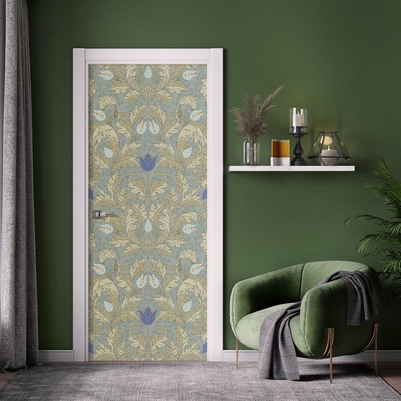 Bordure florale pelez et collez, L 120 po x l 48 po