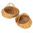 Water Hyacinth Handwoven Flower Basket Set