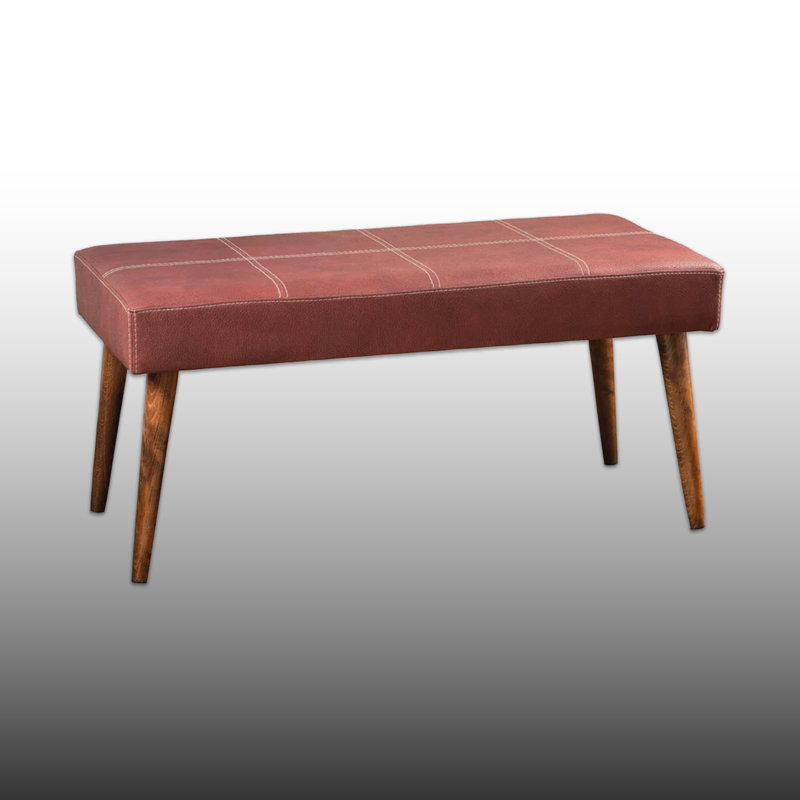 Banc rembourré en cuir Kahloni Pu